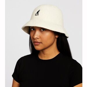 KANGOL || Bermuda Wool White Bucket Hat